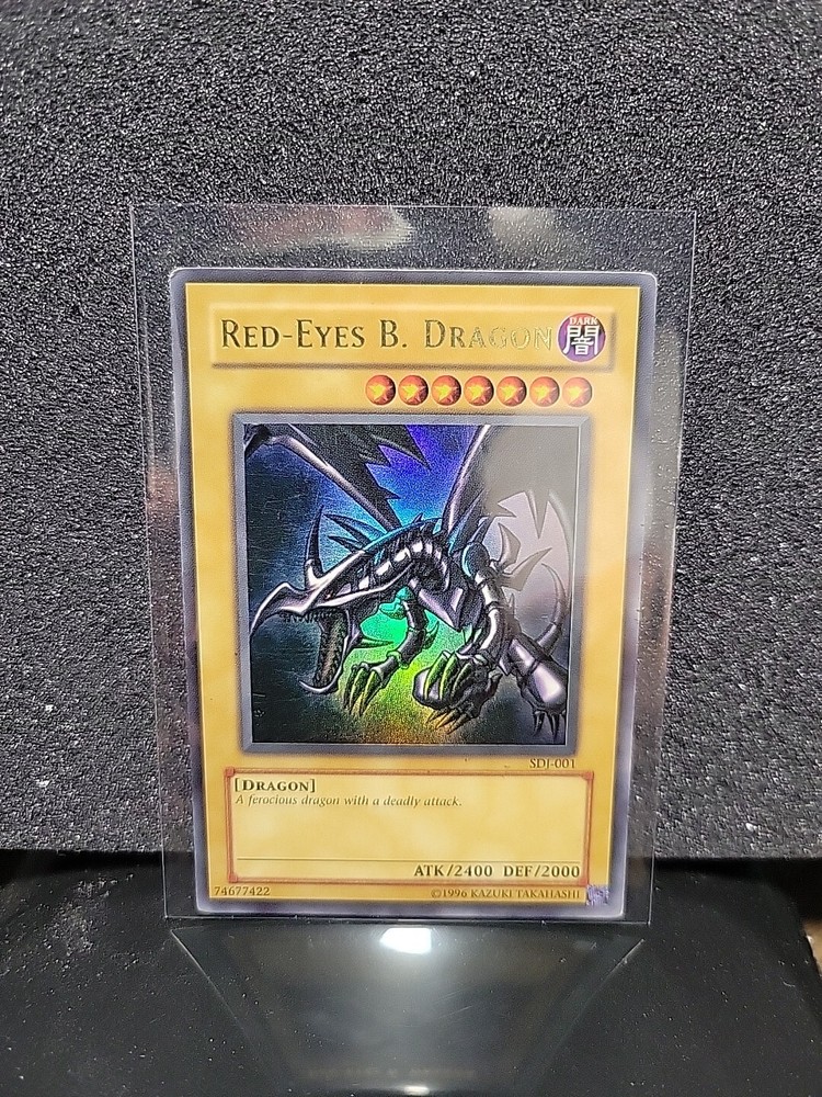 Yu-Gi-Oh! TCG Red-Eyes Black Dragon SDJ-001 Lightly Played