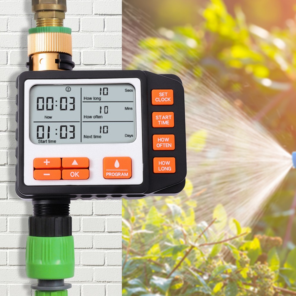 Digital Control Garden Water Irrigation Timer Automatic Time Saving Sprinkler