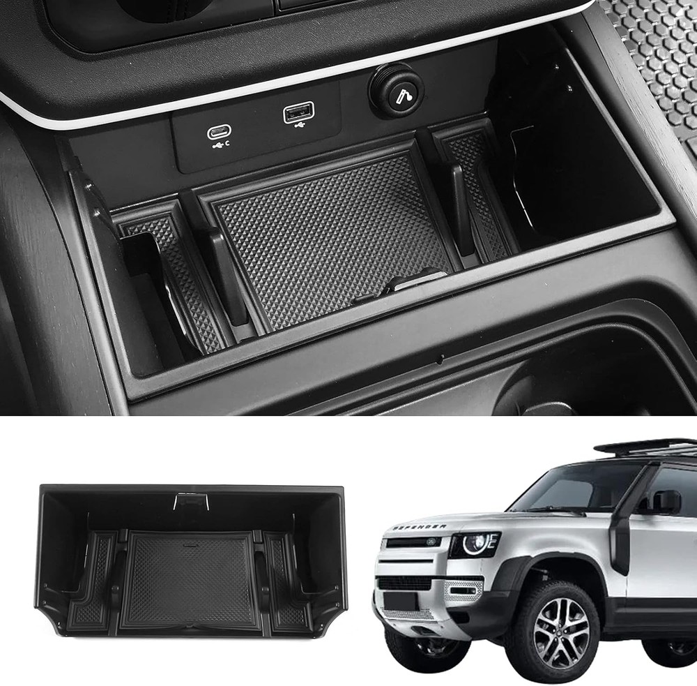 For  2020-2024 Land Rover Defender 90 Center Console Organizer Tray Storage Box