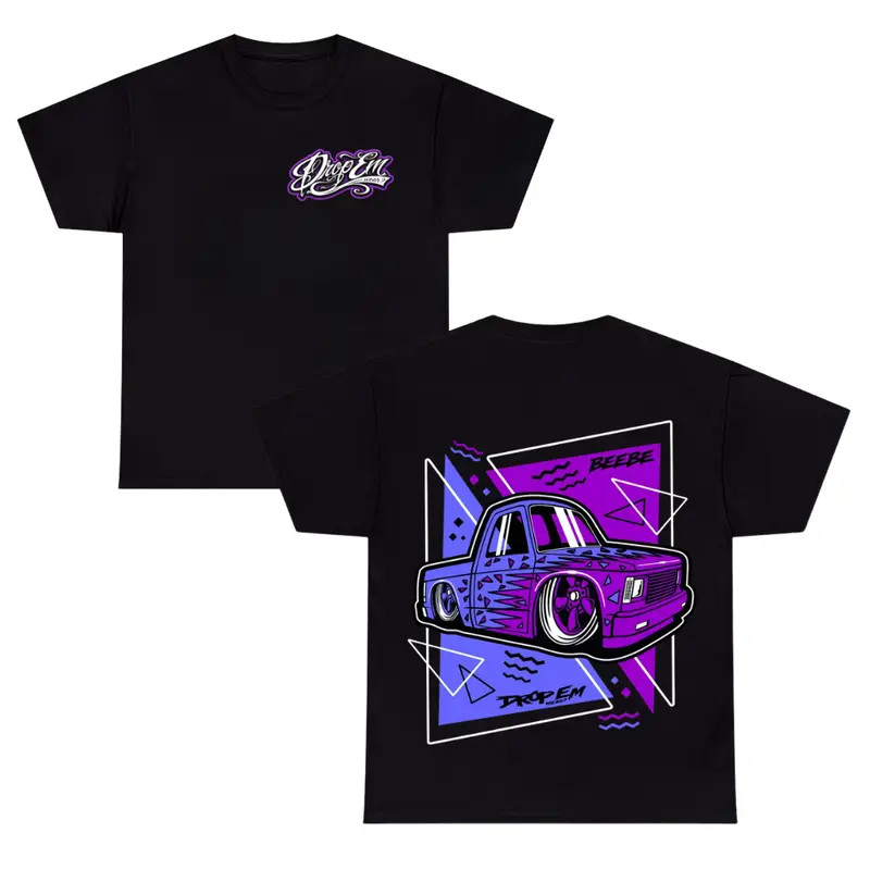 Drop Em Society Mini Truck T-Shirt ? 90s Retro Streetwear Graphic Tee