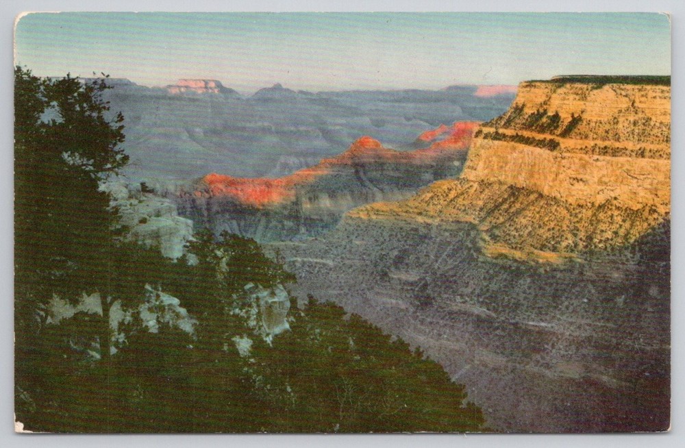 Grand Canyon Arizona Vintage Postcard - Union Oil 76 Gasoline Ad