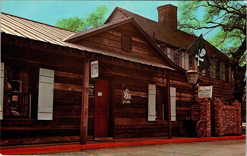 Postcard HOUSE SCENE Savannah Georgia GA m/09 AN4143