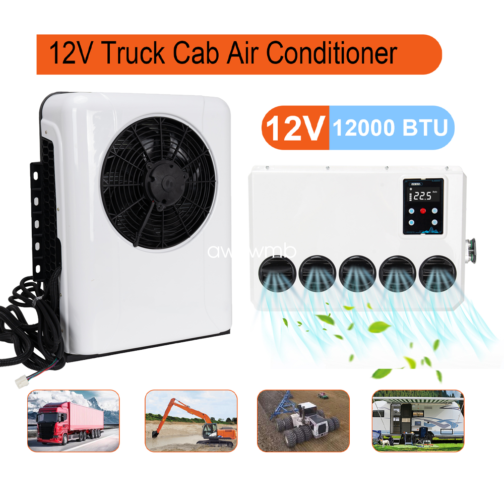 12V 12000 BTU Truck AC Split System for Semi Bus RV Caravan  -image