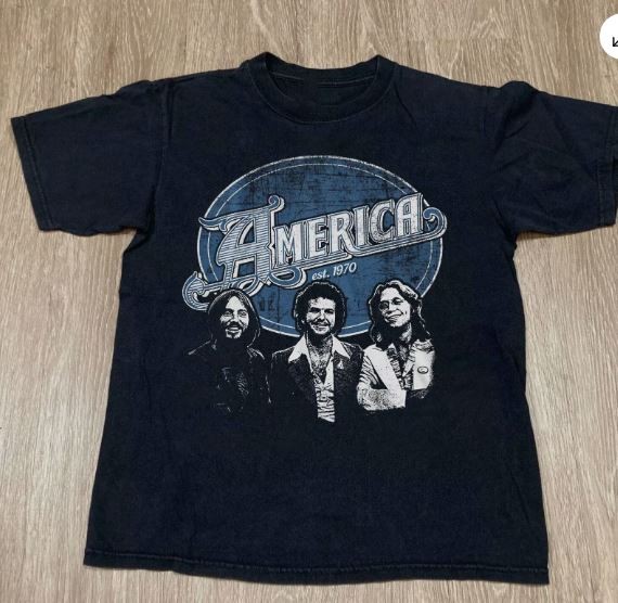 Rare America Band 1970 Cotton Tee Gift For Fan S to 5XL T-shirt