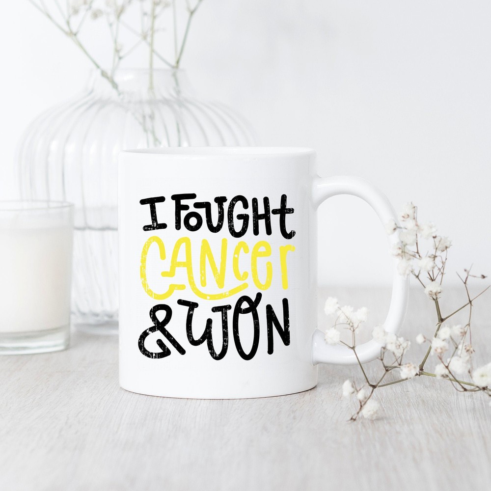 Sarcoma Cancer I Fought And Won Mug Sarcoma Cancer Survivor Gift Sarcoma
