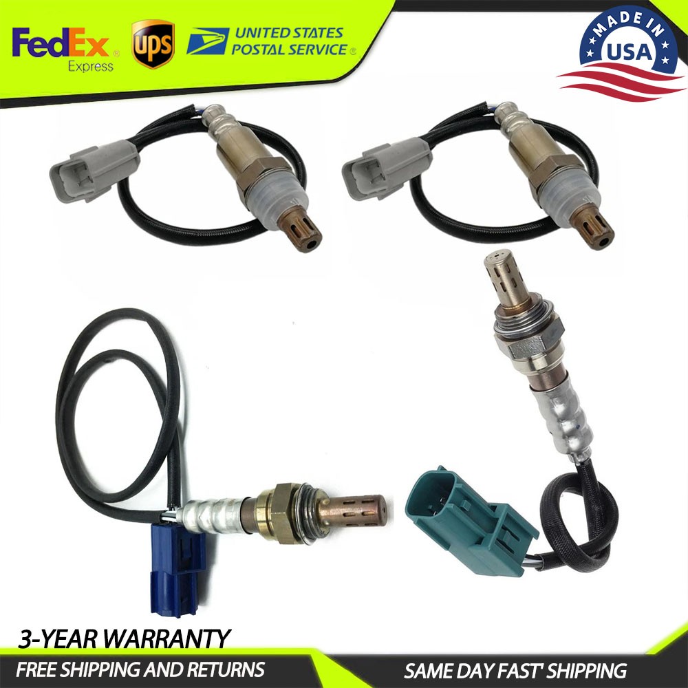 4pcs Up+Down Oxygen Sensor For 2007 Nissan Pathfinder Frontier Xterra 4.0L