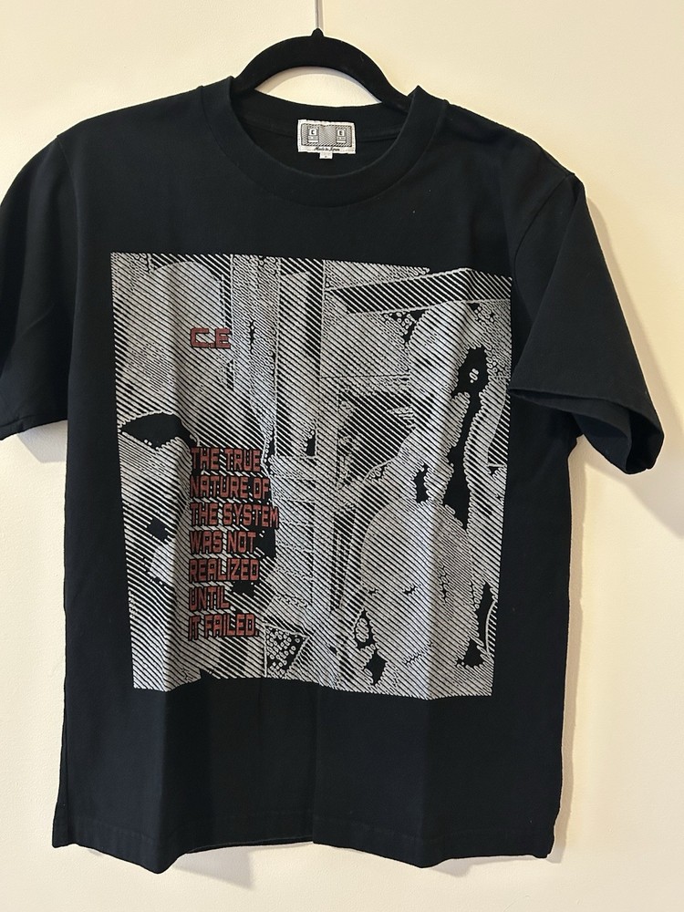 Cav Empt Graphics Black Cotton T-Shirt Sz Sm Made In Japan