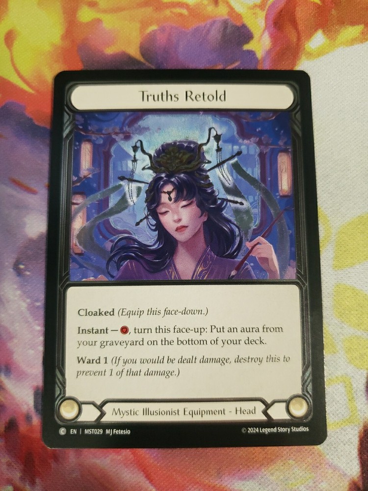 Truths Retold Cold Foil NM Part The Mistveil MST Flesh And Blood 029