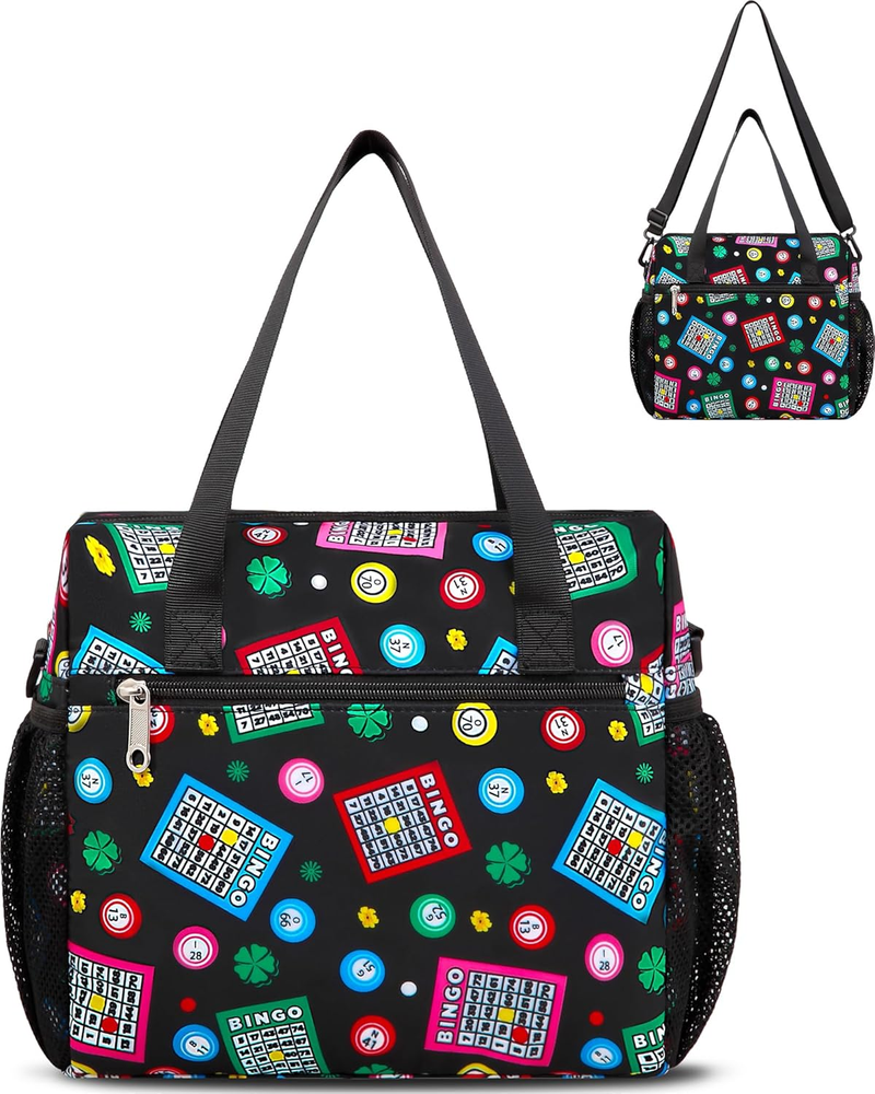 Bingo Bag for Daubers Dabbers Dobbers Dotters Water Resistant Bingo Accessories