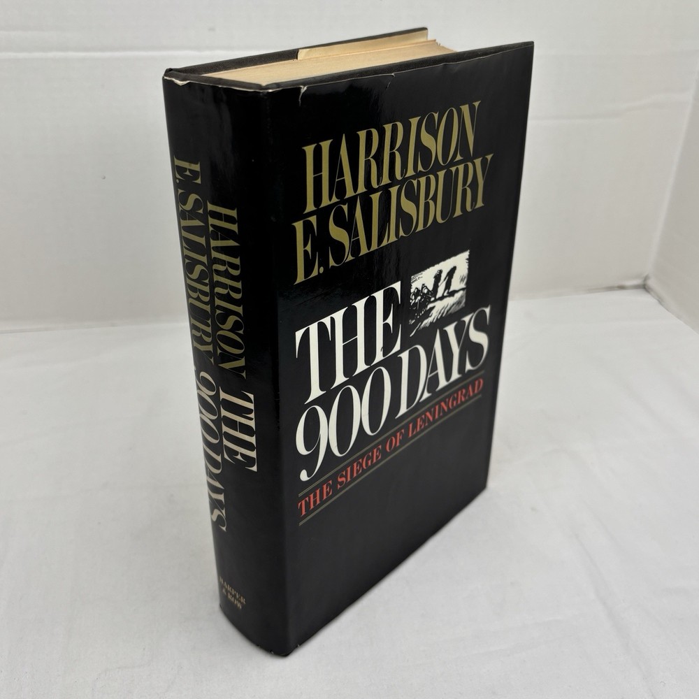 The 900 Days: The Siege of Leningrad by Harrison E. Salisbury HC DJ 1st 1969 VG