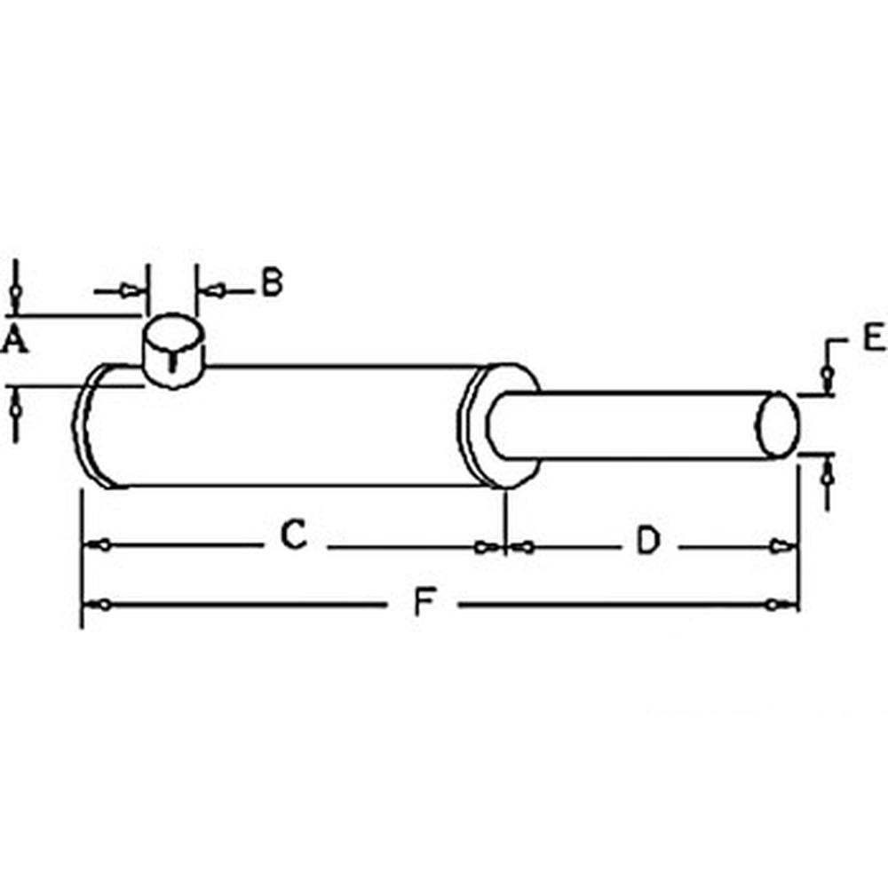 1417-3801 - Muffler Fits John Deere