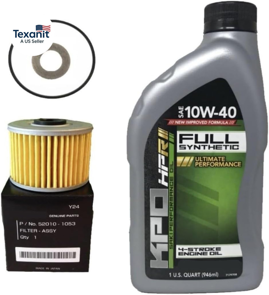 OEM Oil Change Kit for Kawasaki Z125 Pro (2017-2024) Oil Filter, O-Ring, Washer,