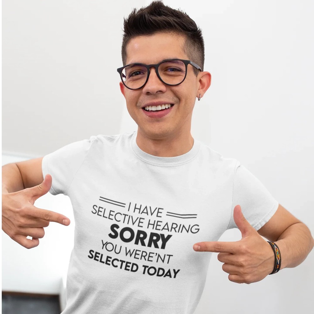 Humorous text printed round neck T-Shirt for men & women