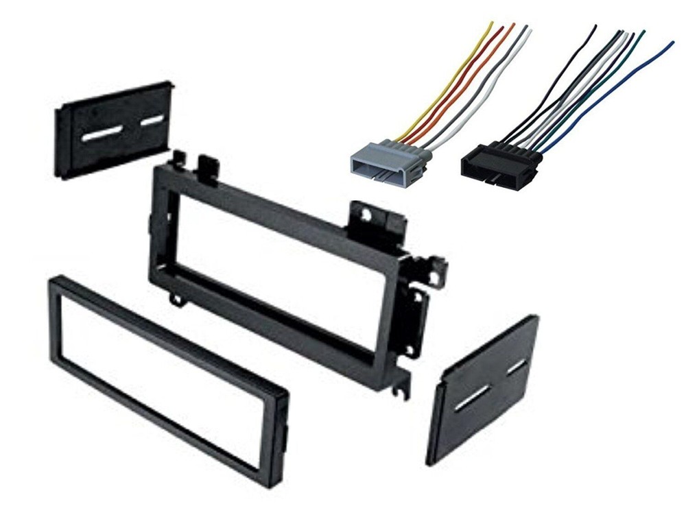 Car Radio Stereo Single Din Dash Kit Wiring Harness for 1984-2001 Dodge