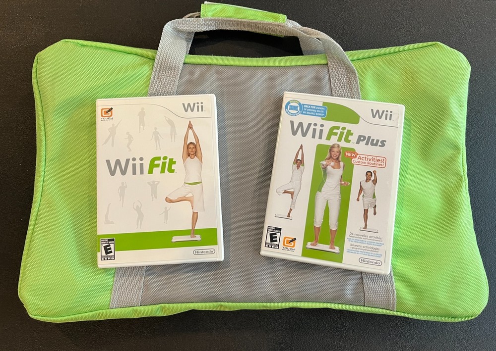 Nintendo Wii Balance Board With Wii Fit and Wii Fit Plus Tested and Working