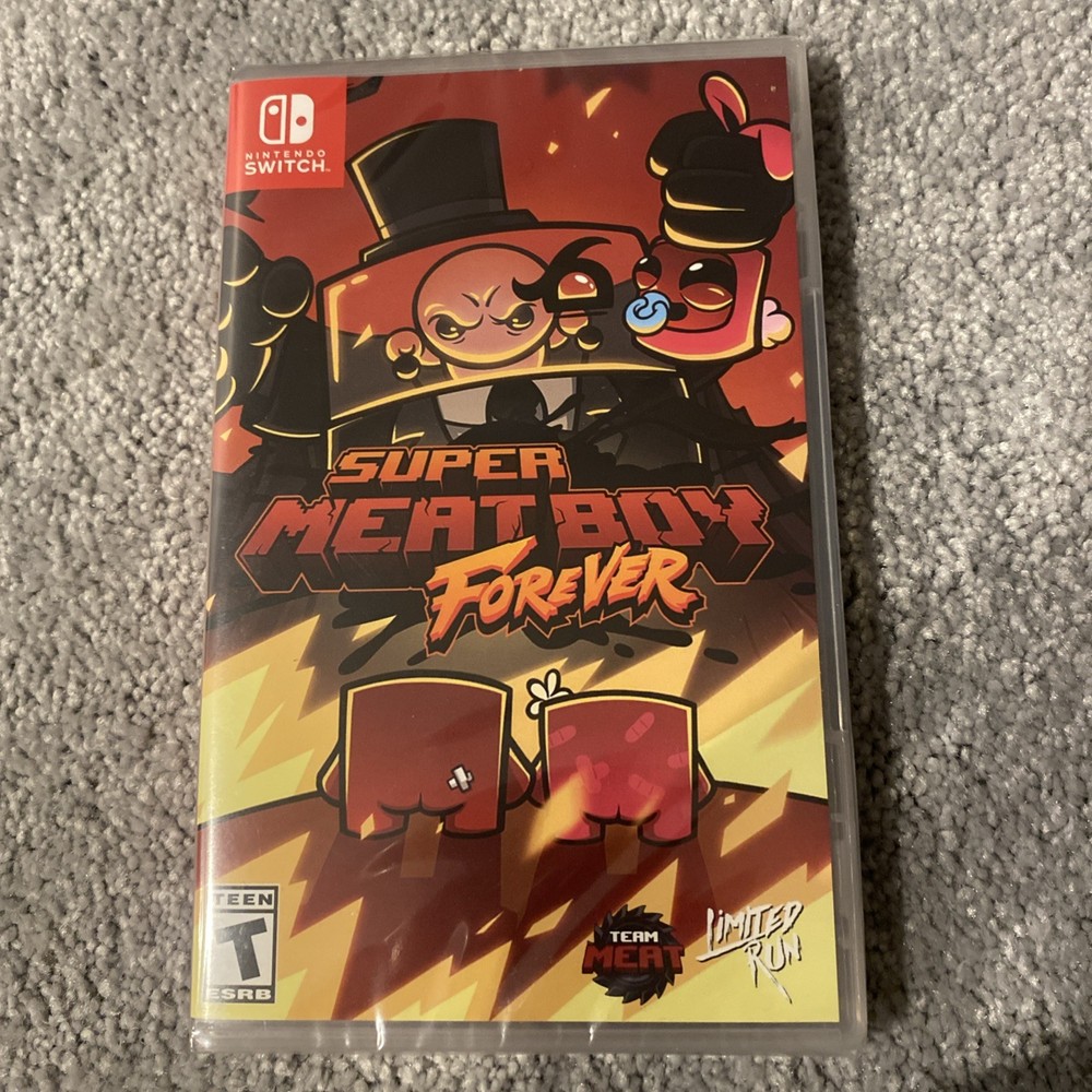 NEW sealed SUPER MEAT BOY FOREVER Nintendo Switch LRG #116 Limited Run Games
