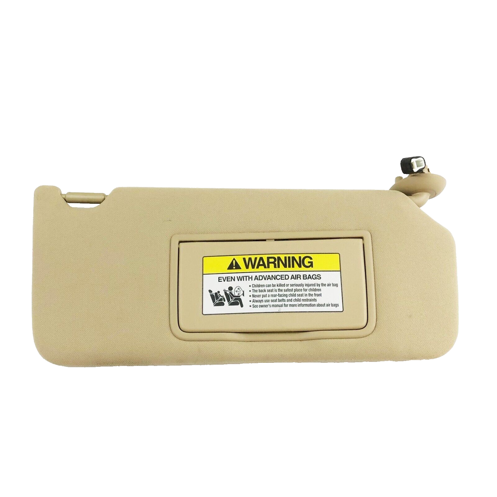 2008-2012 Honda Accord Sun Visor OEM Right Passenger Shade W/ Lights Tan Beige