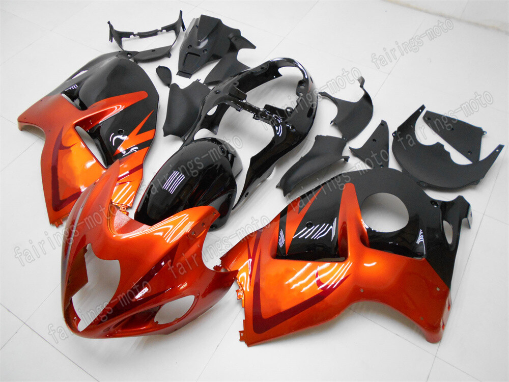 1997-2007 GSXR 1300 Orange Black ABS Fairing Plastic A50 Replacement