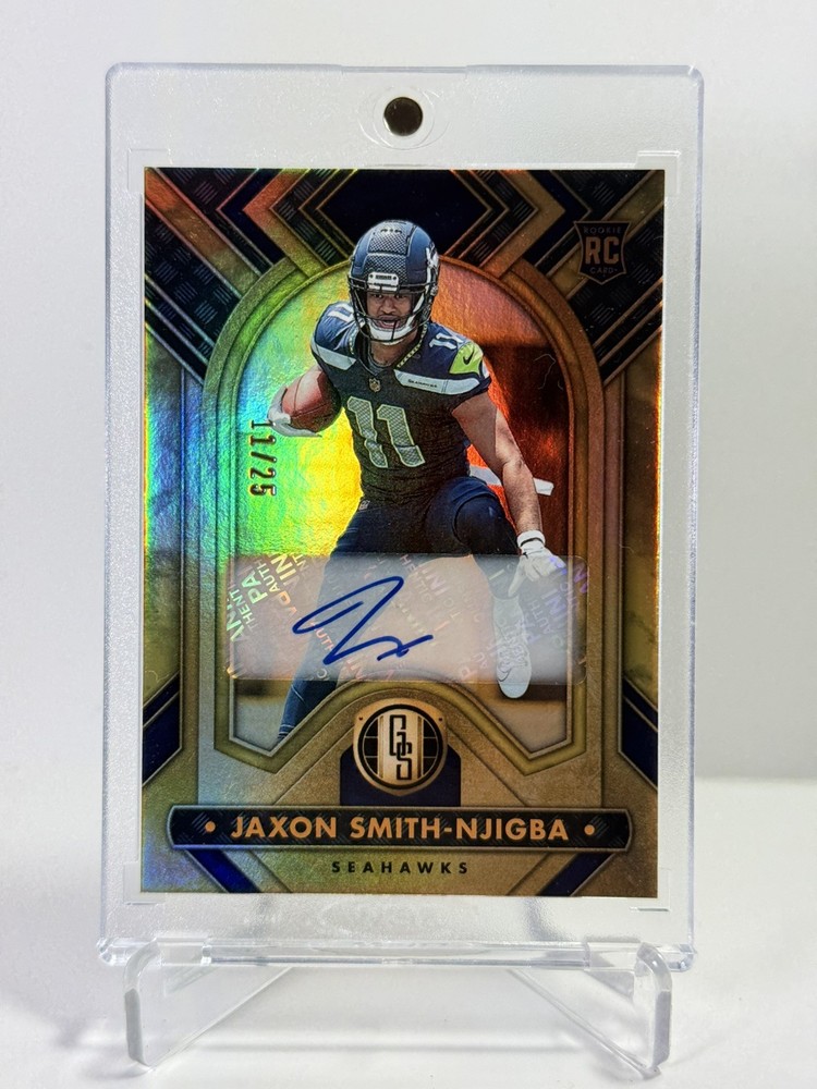 Jaxon Smith-Njigba 2023 Panini Gold Standard JERSEY MATCH #11/25 Auto  SSP RC SP