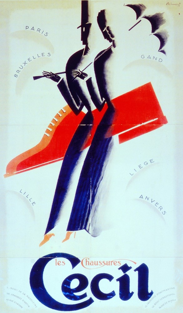 Cecil European travel Decorative Poster. Fine Graphic Art Design. 2838