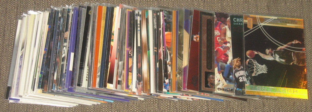 101 ALL DIFFERENT Chris Webber Card Lot NO DUPES 1993-2007 RCs Inserts Premiums