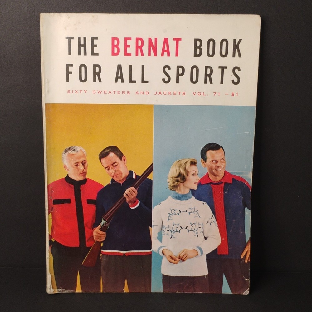 Bernat Sports Sweaters & Jackets Knitting Pattern Book Vol. 71