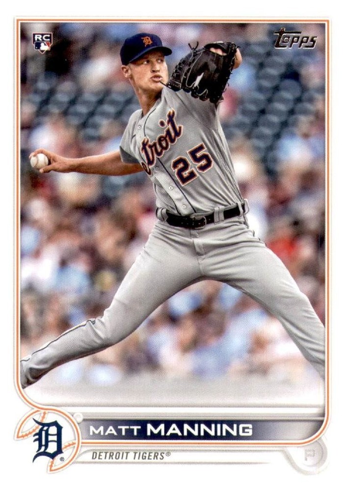 2022 Topps Series 1 - Matt Manning #31 Grey Jersey