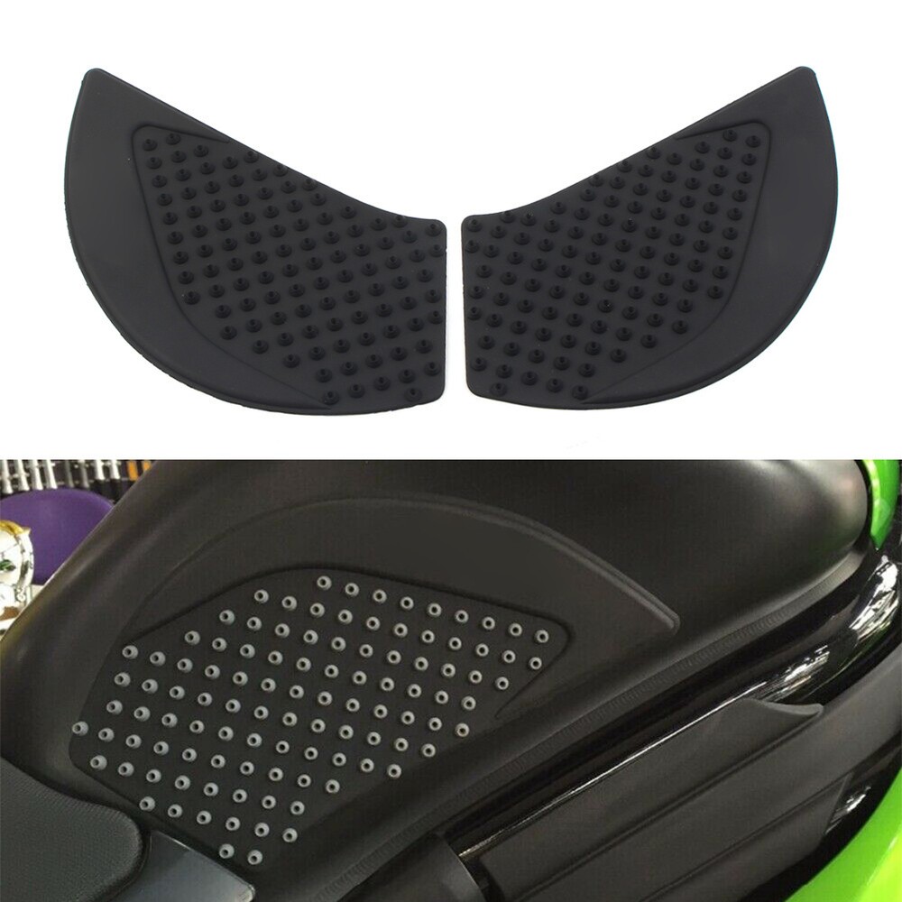 2X Gas Tank Pad Traction Side Pad Fuel Grip Decal for Kawasaki Ninja 650 2017