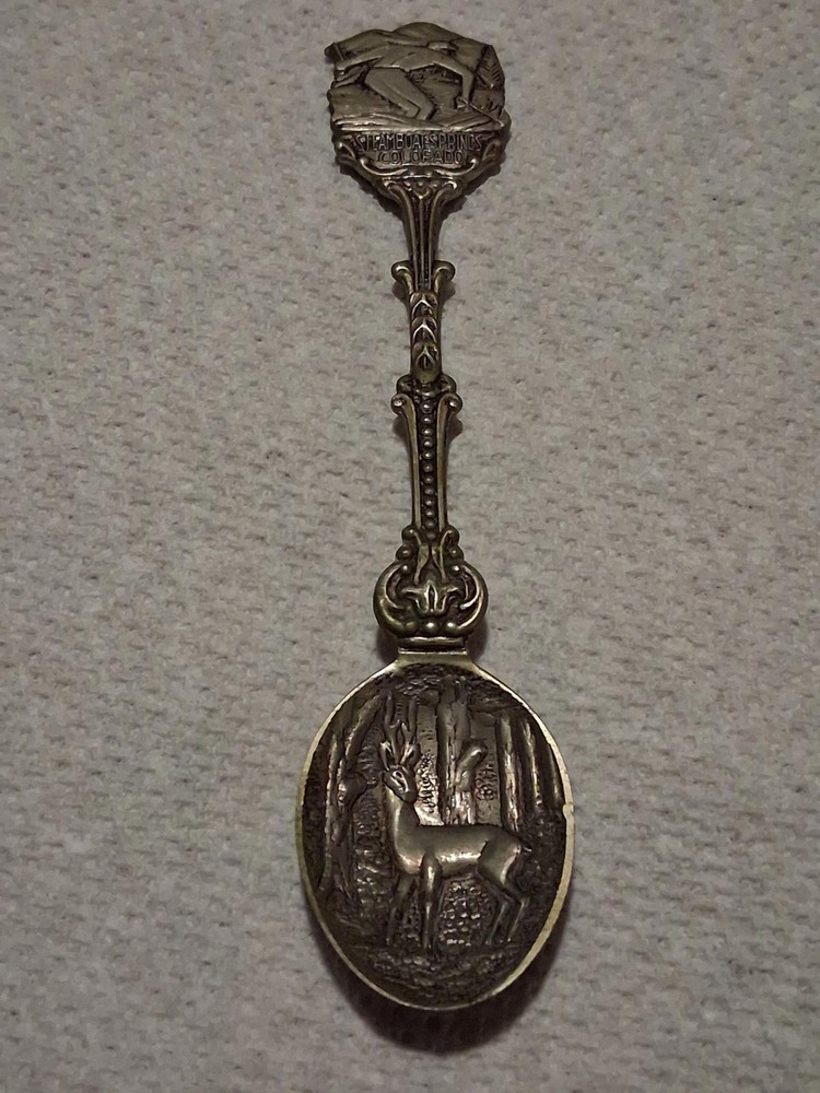 Vintage Holland Souvenir Spoon - Steamboat Springs Colorado
