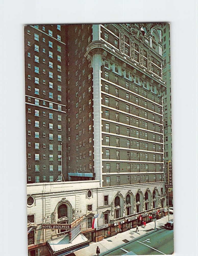 Postcard Hotel Adolphus Dallas Texas USA