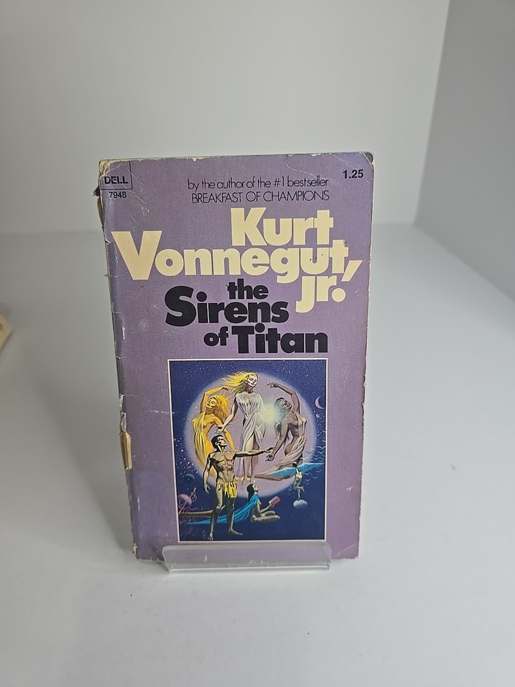 The Sirens of Titan Kurt Vonnegut Jr 1974 Dell 22nd Printing Vintage PB...