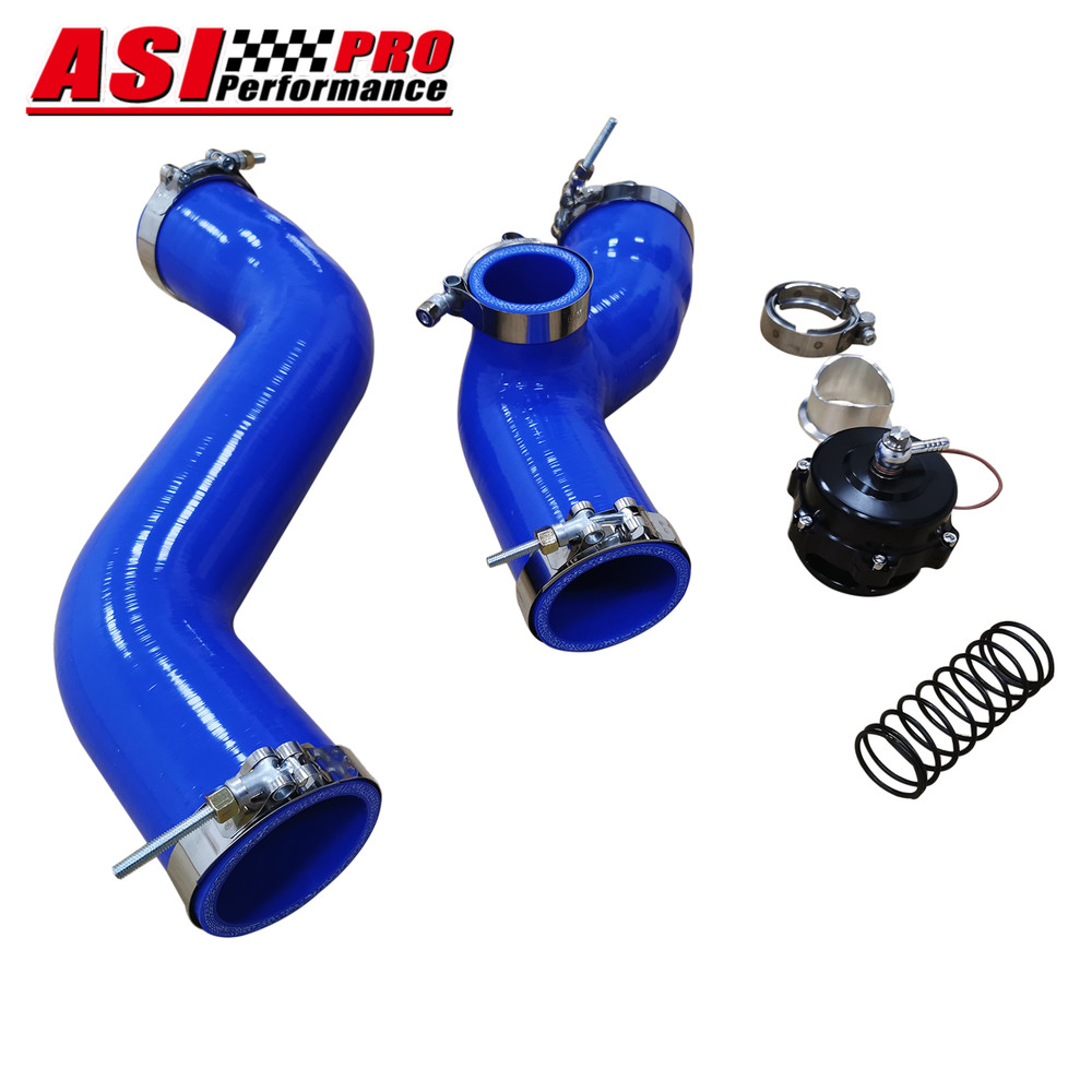 For SeaDoo 300 Intercooler Hose Kit W/ BOV Port 2016-2022 300HP RXT GTX RXP Blue