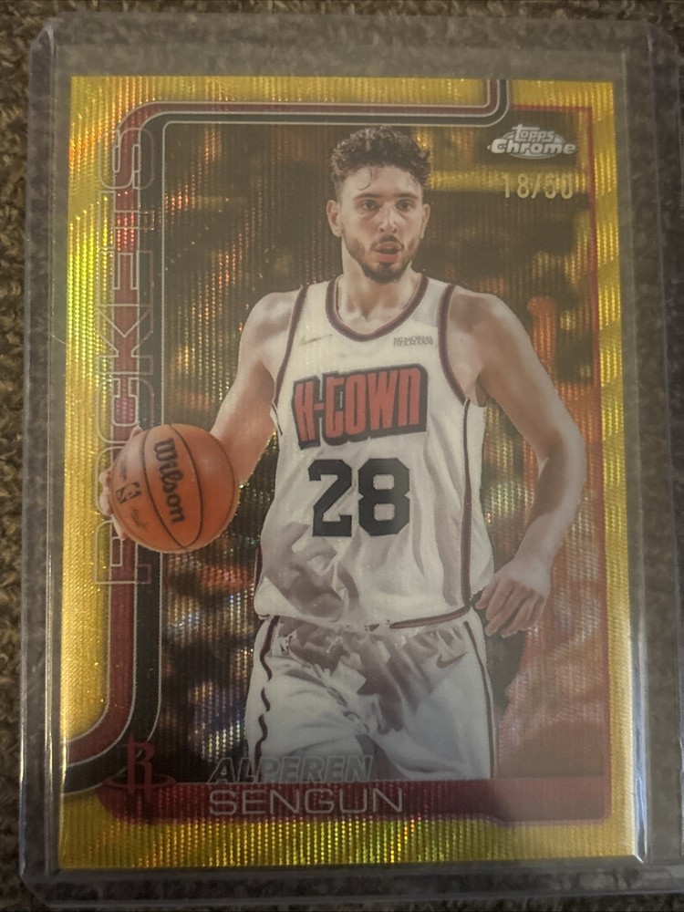 2025-26 Topps Chrome - Alperen Sengun #98 Gold Wave Refractor /50