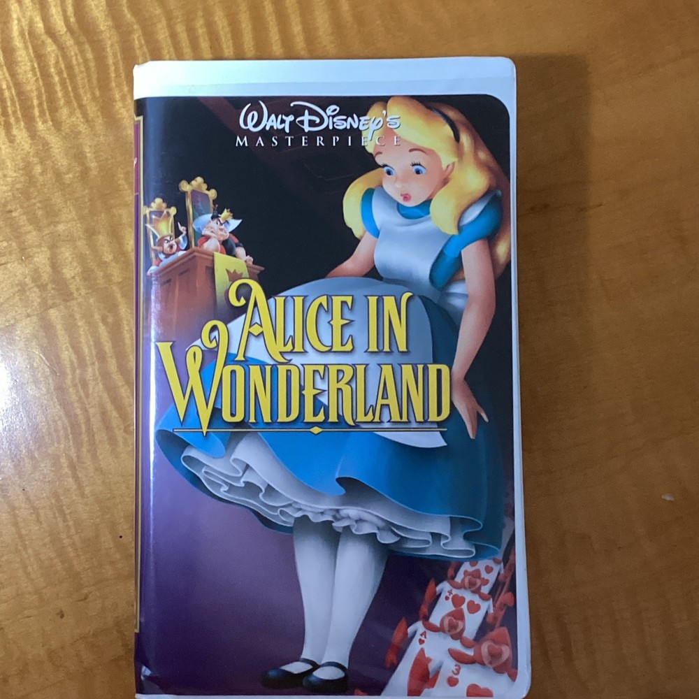 Alice in Wonderland Disney Masterpiece Collection VHS #036