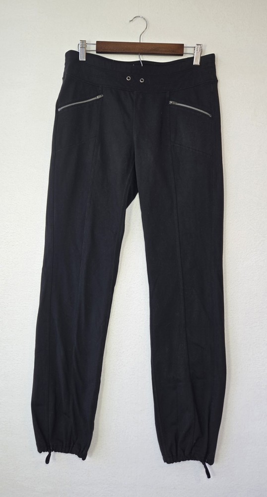 Athleta Metro Slouch Jogger Pant Women's Size Medium Black Stretch No Drawstring