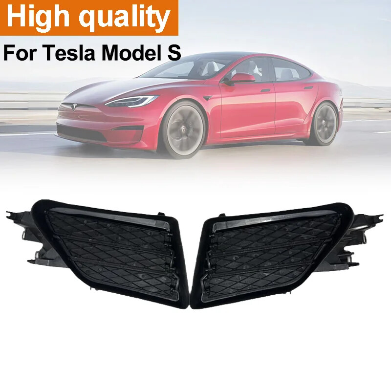 Tesla Model S Active Shutter Grille Fog Lamp Housing Frame Bumper