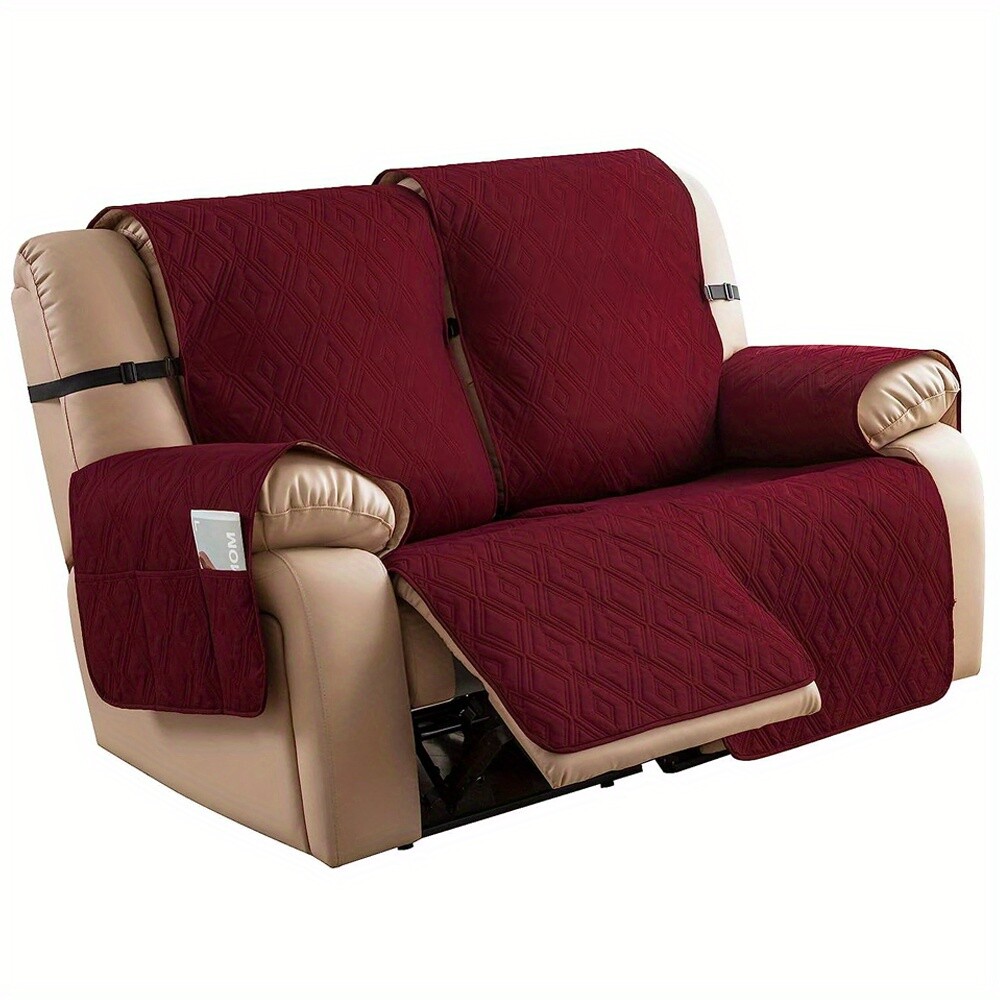 Non-slip waterproof sofa recliner set 2 seats, home decoration protection
