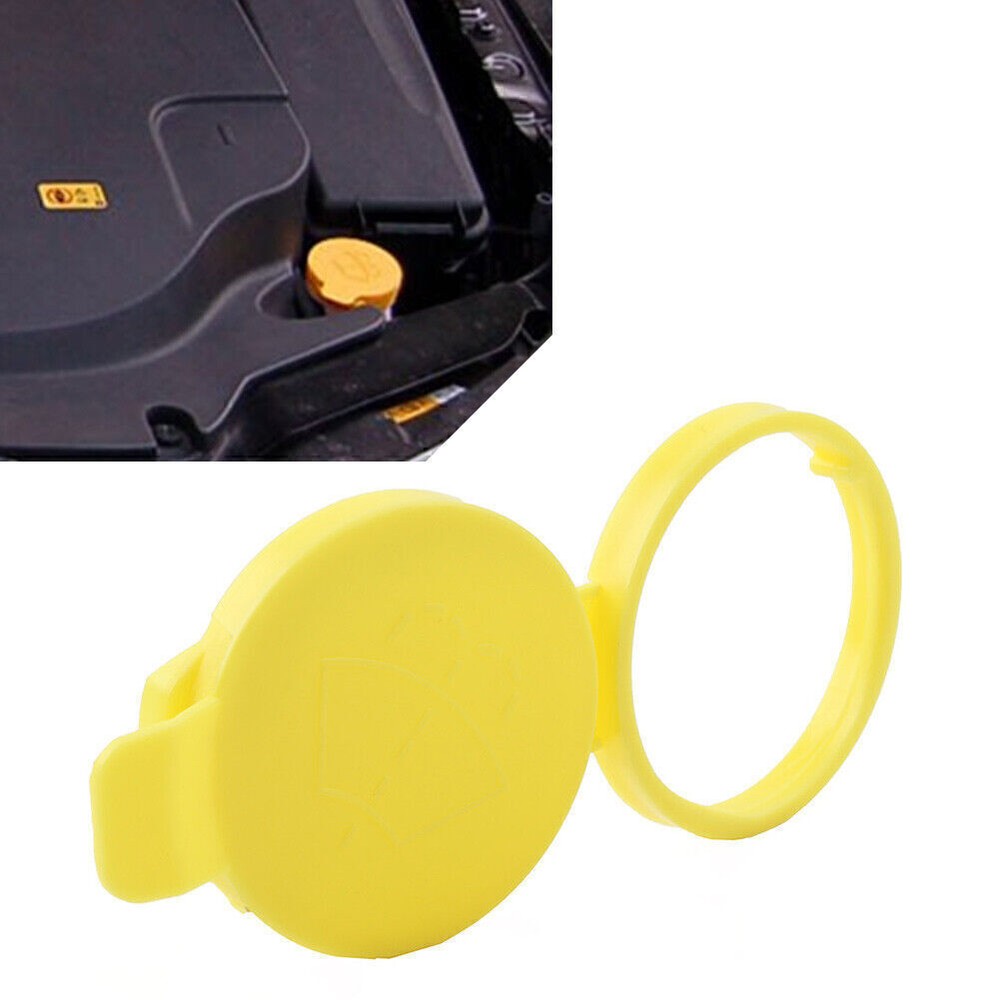 Yellow Windshield Wiper Fluid Cover for Saab 9-3 9-3X 9-5 Models