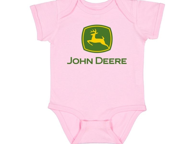 LP84092 - John Deere Infant Bodysuit Pink 6M