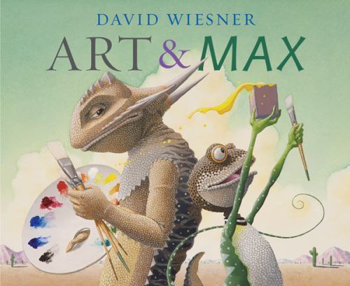 Art & Max, School And Library by Wiesner, David, Used Good Condition, Free sh...