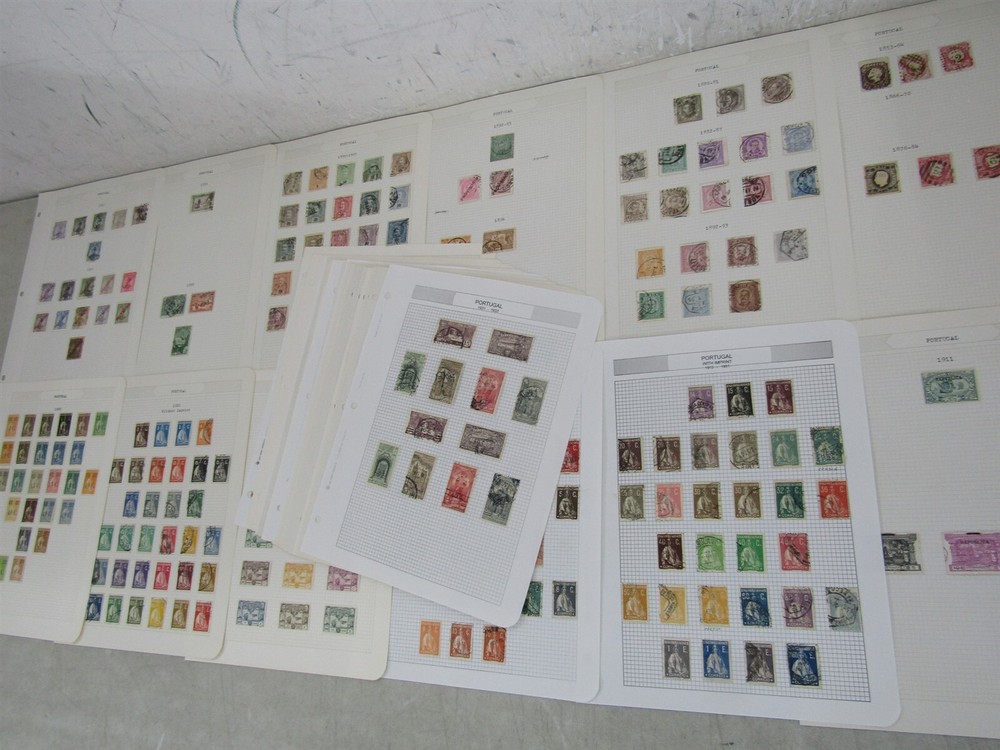 Nystamps Portugal area many mint stamp collection album pg hi cost n23dq