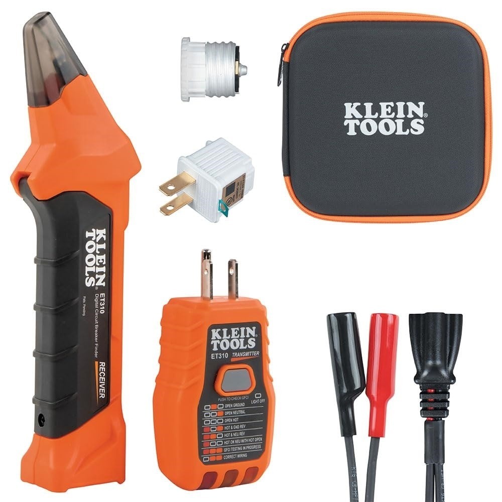 Klein Tools ET310KIT AC Circuit Breaker Finder Kit, Electric Tester, GFCI Teste