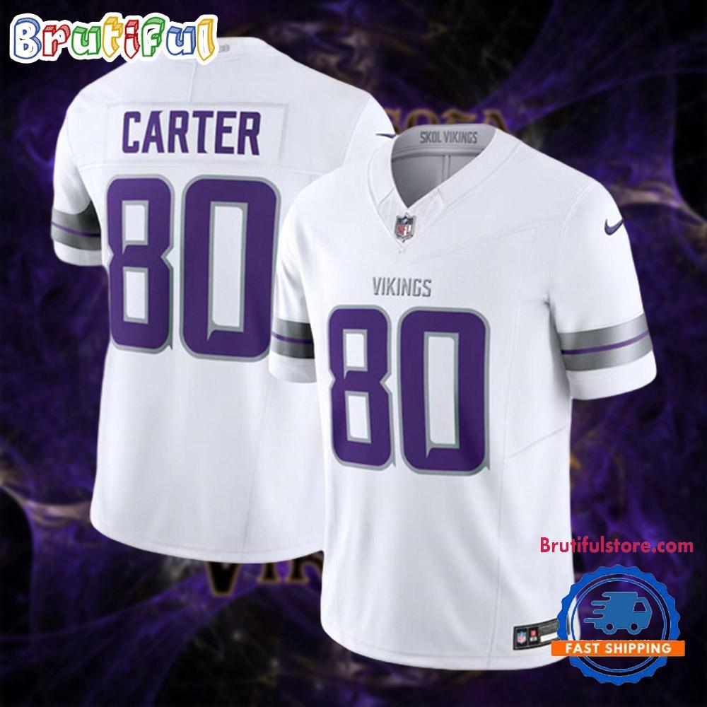 Minnesota Vikings Cris Carter Winter Warrior Limited Edition Football Jersey