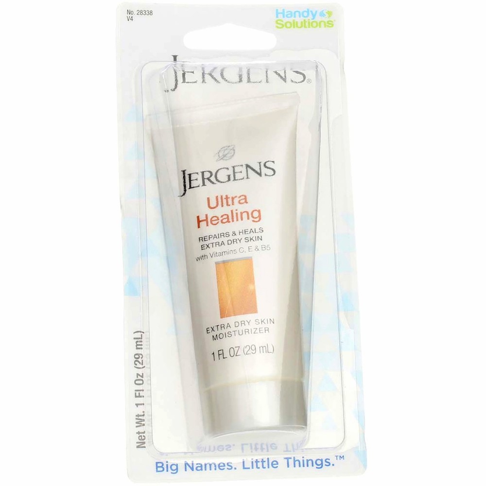 2 Pack Jergens Ultra Healing Extra Dry Skin Moisturizer, 1 fl oz
