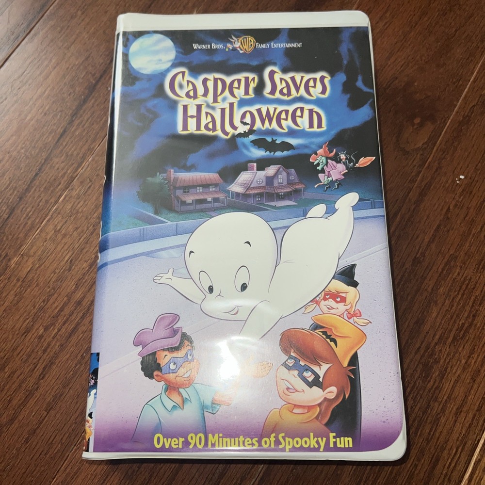 Casper Saves Halloween (VHS, 2000, Warner Bros., Clamshell)
