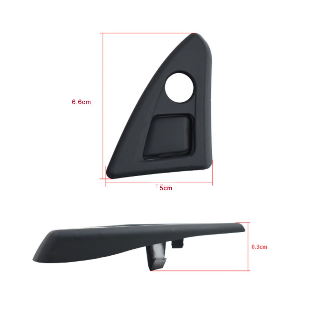 For BMW 5 Series F10 F18 11-13 Center Console Armrest Box Lock Cover Black(A)