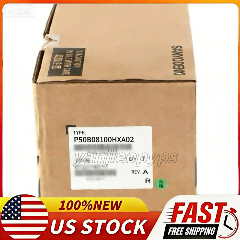 Brand New Sealed P50B08100HXA02 Sanyo Servo Motor Spot Goods Urgent Ship
