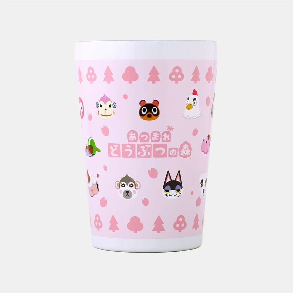 Nintendo Animal Crossing Sakura Stainless Tumbler Vacuum Insulated Cup Mug New