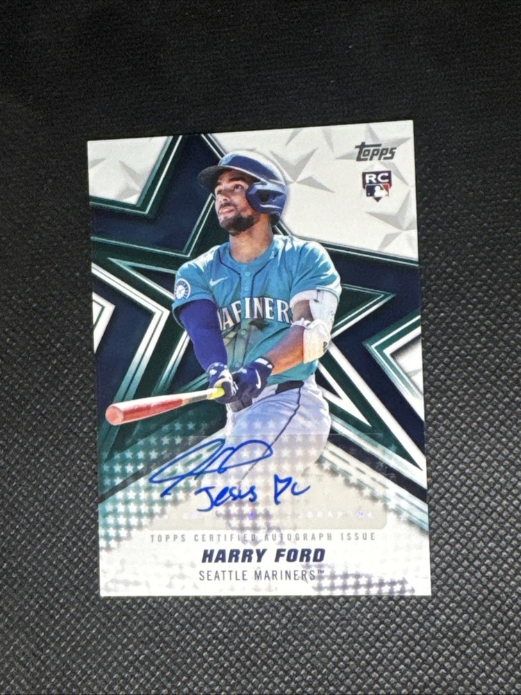 2026 Topps Series 1 Harry Ford Seattle Mariners Baseball Stars Auto RC BSA-HF