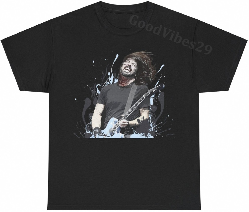 Dave Grohl Foo Fighters Nirvana Rock Music Fan T-Shirt S-5XL Men Women Unisex